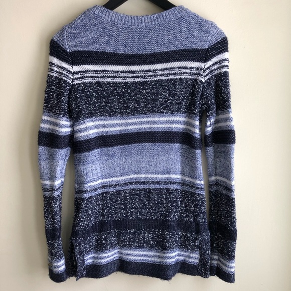 TOMMY HILFIGER | Blue Knit Sweater - Picture 3 of 5